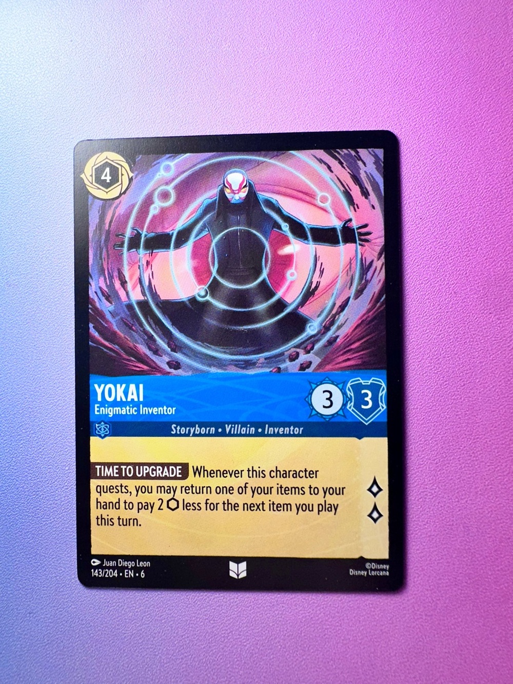 yokai [big hero 6] - 143/204 (uncommon) — lorcana: azurite sea